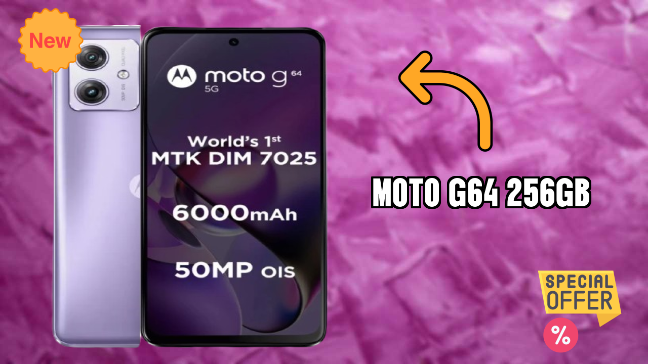 Moto G64 256GB at ₹16,889 - Complete Specifications