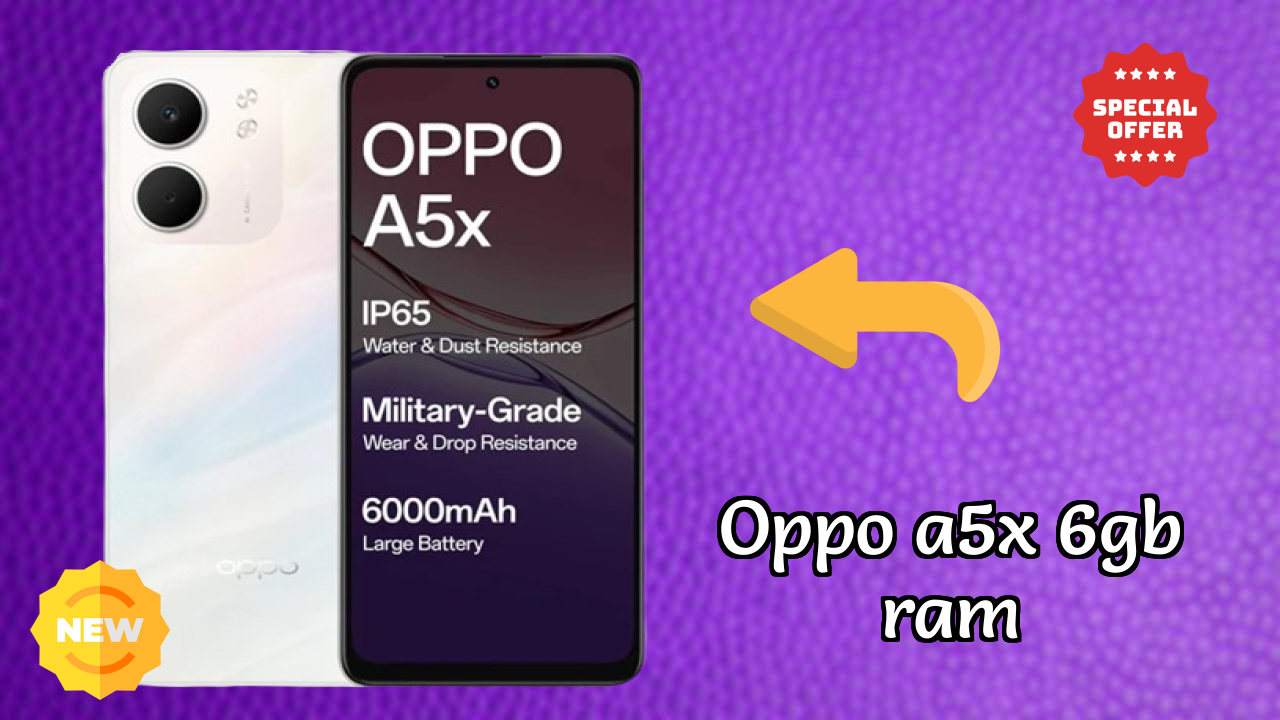 OPPO A5x 6GB RAM Performance: 6 GB RAM Gaming Review