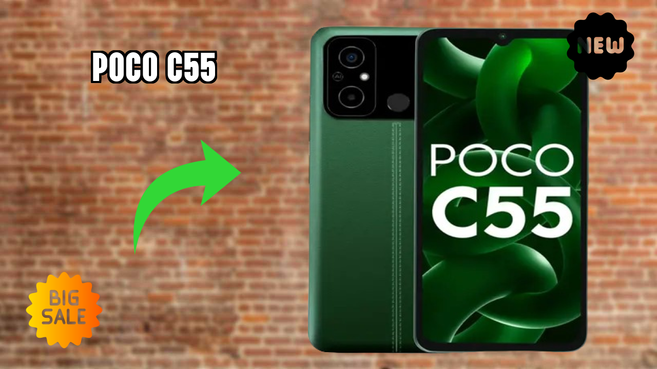 POCO C55 Display Analysis: 6.71 Inches (17.04 Cm) Screen