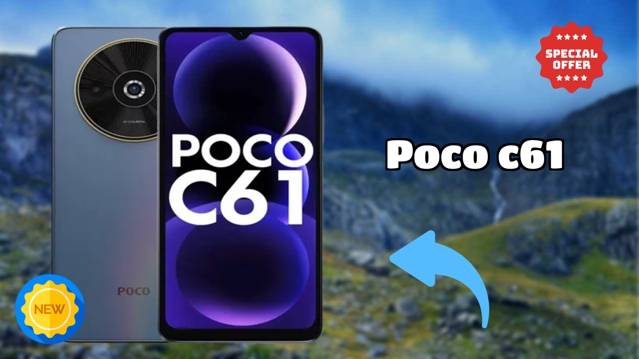 POCO C61 Display Review: 6.71 Inches (17.04 Cm) Screen Size