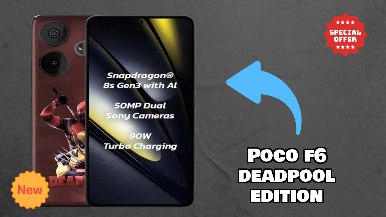 POCO F6 Deadpool Edition Price Drop: Just ₹21,999 Available Now