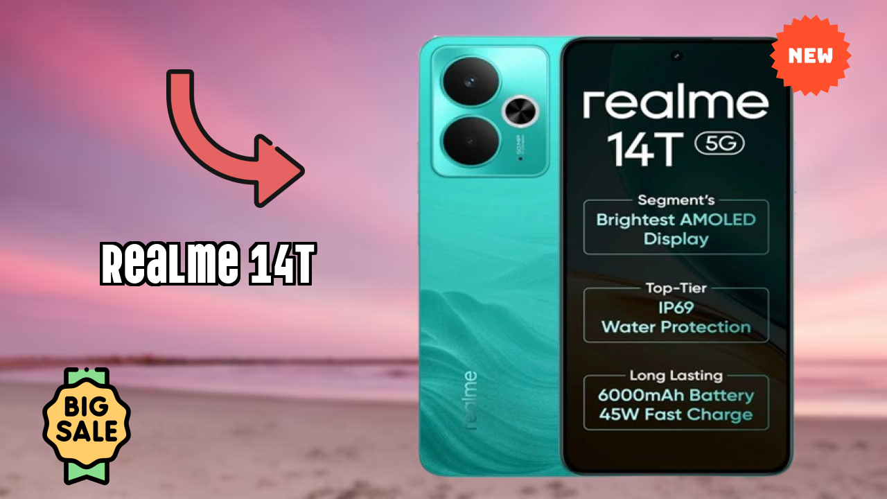 Realme 14T Camera Quality: 16 MP Front Camera Selfie