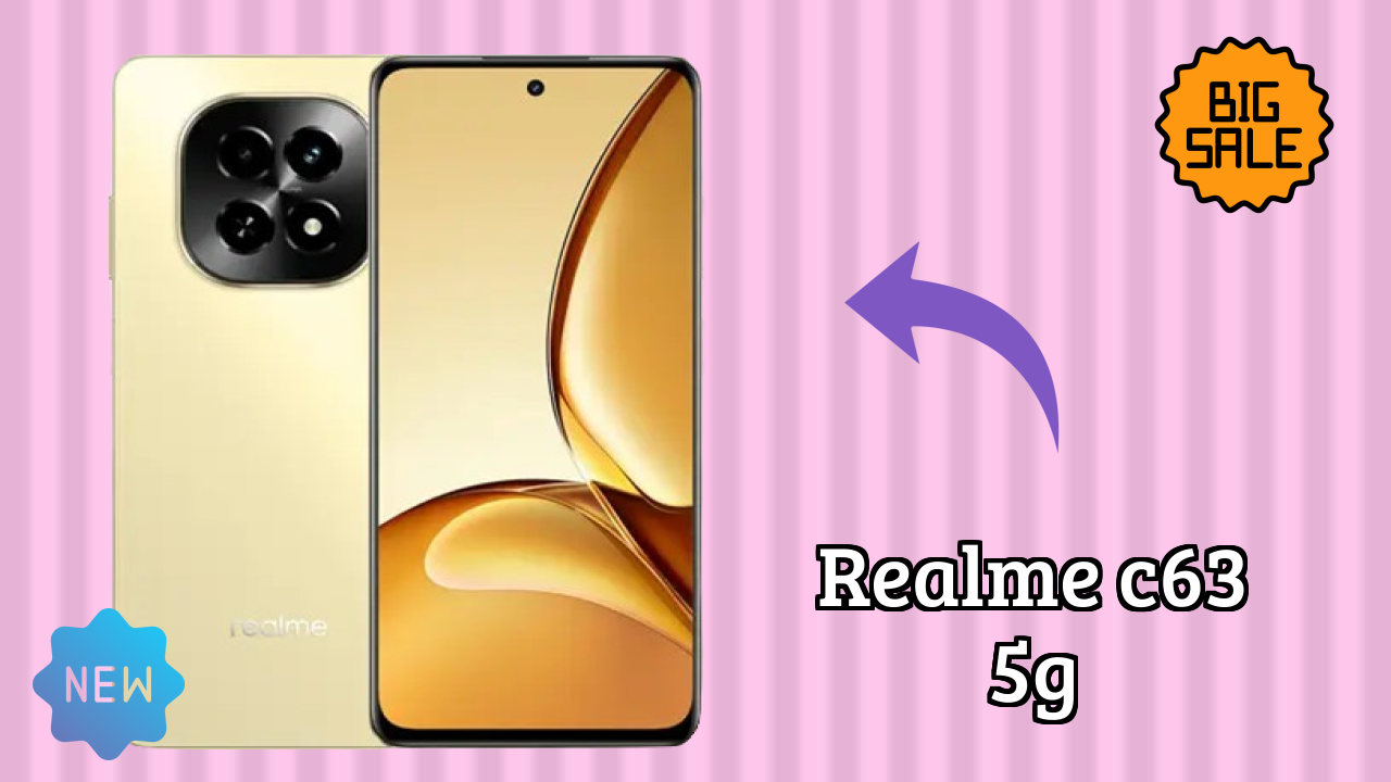 Realme C63 5G Display Size: 6.67 Inches (16.94 Cm) Screen Test