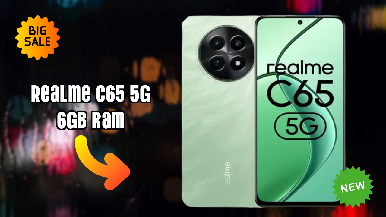 Realme C65 5G 6GB RAM Display Quality: 6.67 Inches (16.94 Cm) Screen Review