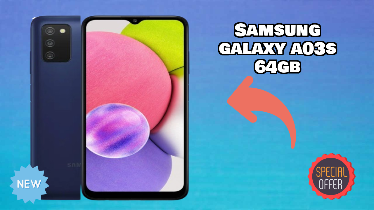 Samsung Galaxy A03s 64GB Display Size: 6.5 Inches (16.51 Cm) Screen Quality