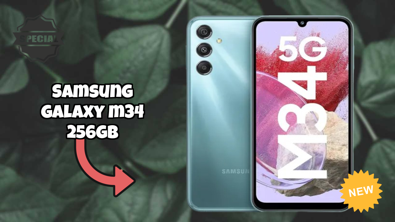 Samsung Galaxy M34 256GB Display Technology: 6.5 Inches (16.51 Cm) Screen