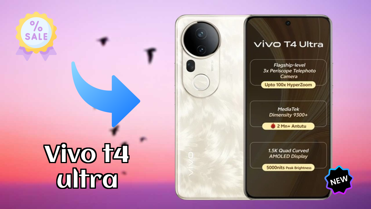 Vivo T4 Ultra 2026: Camera 50 MP + 8 MP + 50 MP Rear Camera And LongLife Bettry