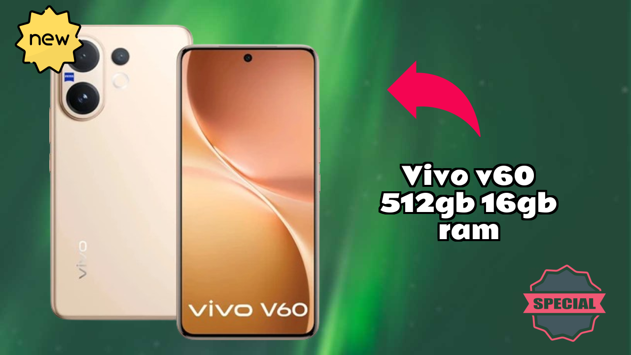 Vivo V60 512GB 16GB RAM 2026 Best Features Explained
