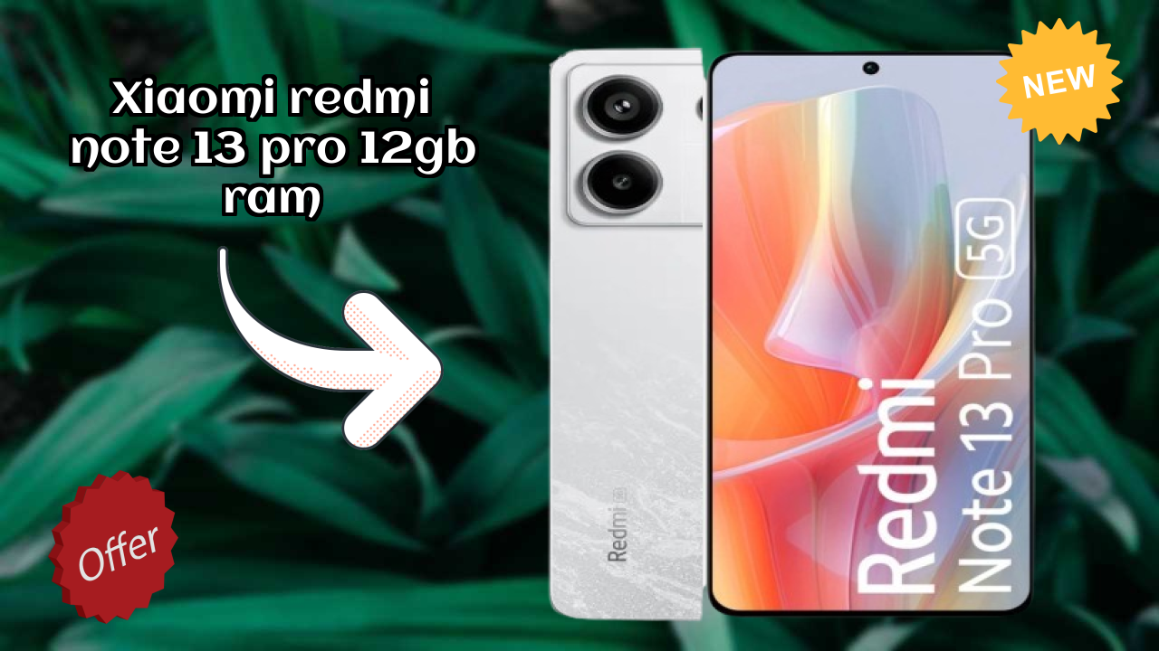 Xiaomi Redmi Note 13 Pro 12GB RAM Display Size: 6.67 Inches (16.94 Cm) Screen Quality